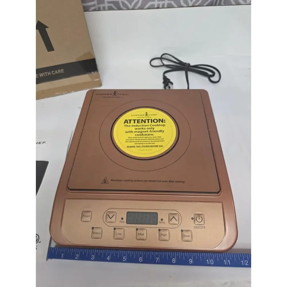 COPPER CHEF Induction Cooktop 1300 Watts Brand New Model : KC16067-00300